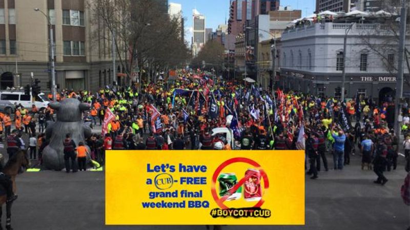 Sacked Workers Are Urging You To Boycott CUB Beers On Grand Final Weekend