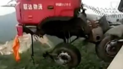 WATCH: Truck Hangs Off A Bridge In China, Is Clearly Final Destination IRL