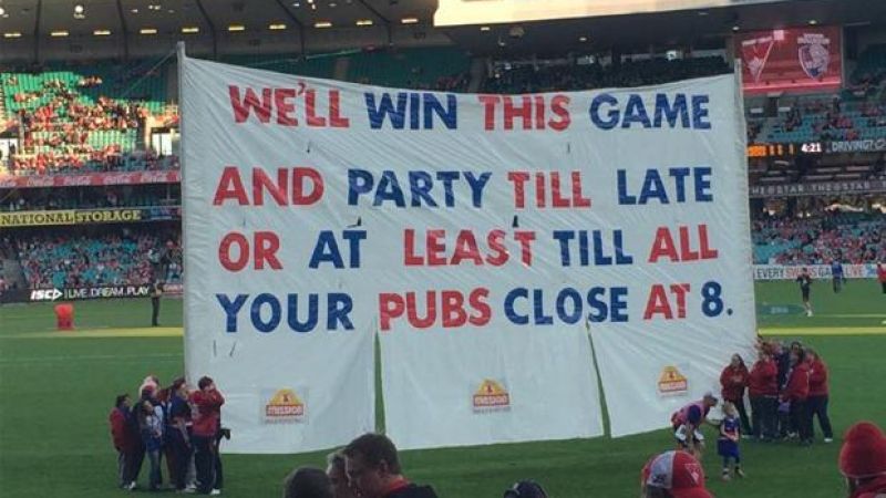 The Western Bulldogs Have Been Spitting Hot Fire On Their Banners All Year
