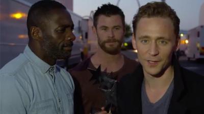 WATCH: Chris Hemsworth Interrupts Tom Hiddleston To Name Drop ‘Home & Away’
