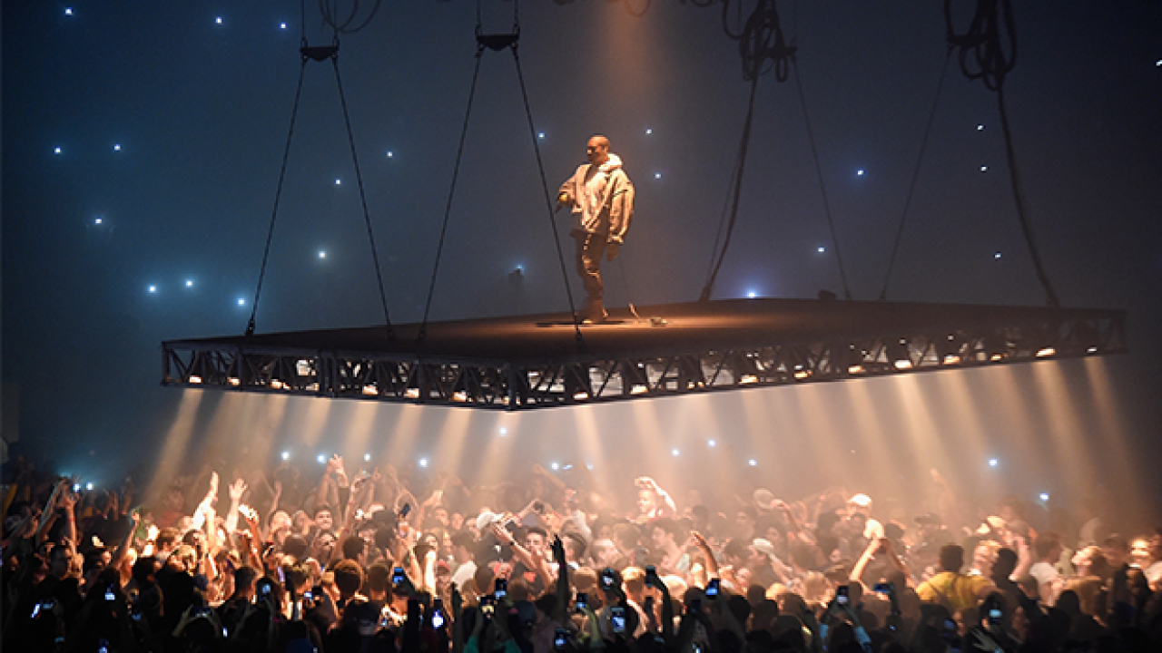 A Crazy Fan Tried To Scale The Floating ‘Pablo’ Stage & Got Rekt By Kanye