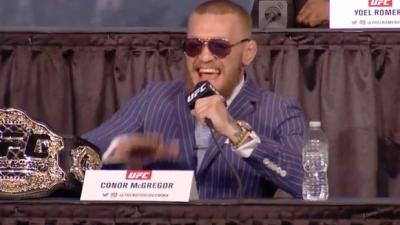 WATCH: A Conor McGregor Fan Snuck Into A UFC Presser As A Journo & LOL