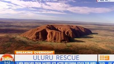 The Three Absolute Dills Stuck On Top Of Uluru Have Been Rescued