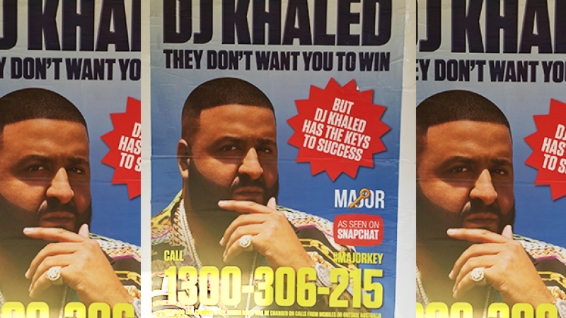 Posters For DJ Khaled’s Mysterious ‘Major Keys’ Hotline Pop Up ‘Round Syd