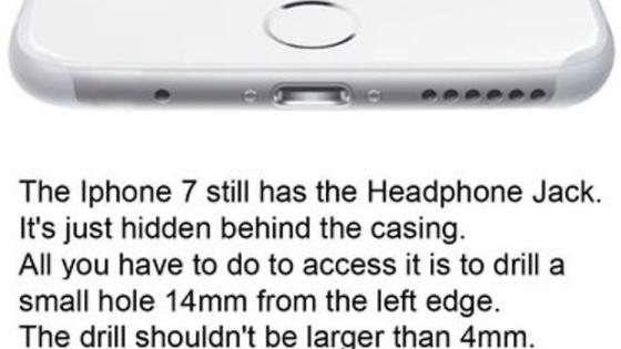 Please Don’t Drill A Hole In Your iPhone 7 Because The Internet Told You To