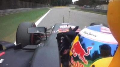 WATCH: Aussie F1 Driver Throws Cheeky Shaka During Risky As Hell Pass