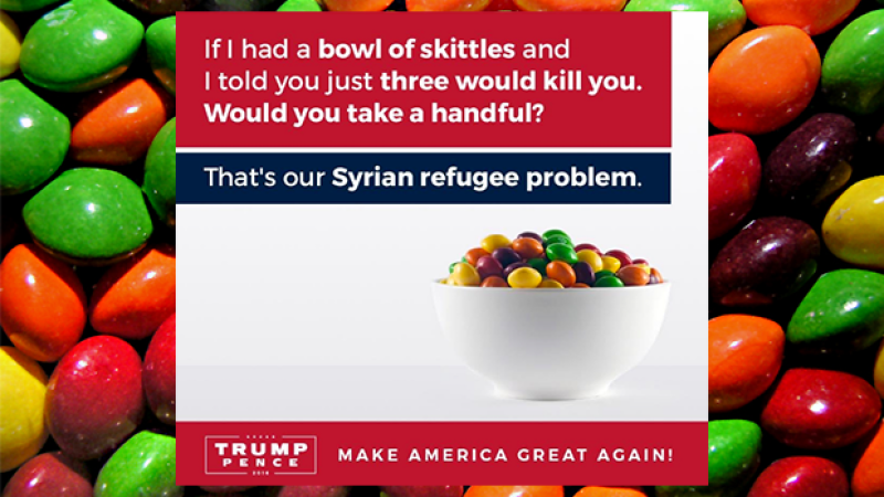 A Refugee Took The Photo Trump Jr. Used For His Gross As Hell Skittles Meme