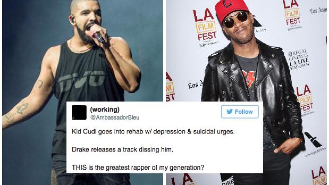 Fans Aren’t Happy Drake Dissed Kid Cudi’s Mental Illness In New Track