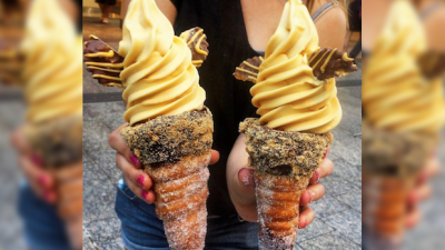 Brissy Lords Redefine Ripping Cones With Golden Gaytime x Cronut Ice Cream