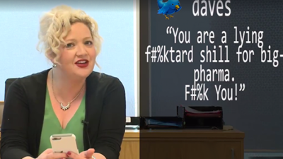 WATCH: Health Minister Reads Out The Bollocks Anti-Vaxxer Tweets She Cops