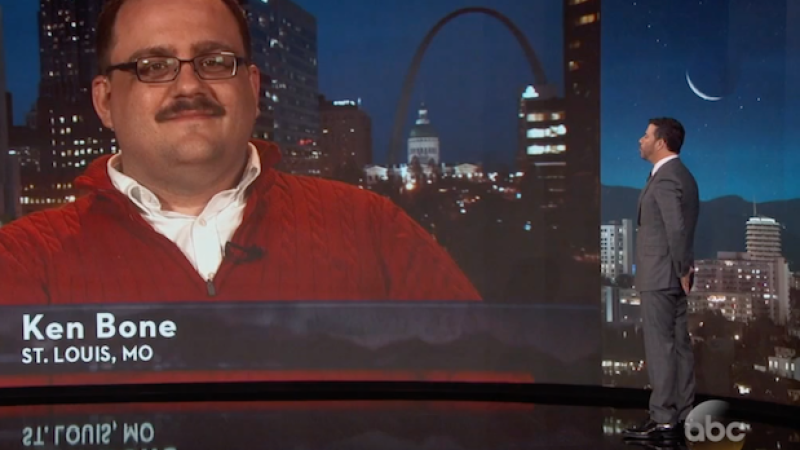 WATCH: Debate Hero Ken Bone Gets Respecognised On ‘Jimmy Kimmel Live’