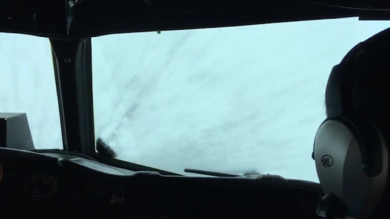 WATCH: Pilot Flies Blind Through The Eye Of Cat 4 Hurricane Matthew
