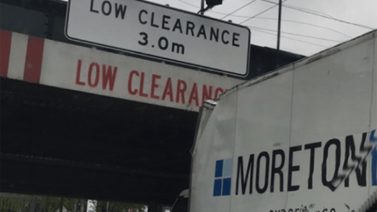 Montague St Bridge Adds Yet Another Truck To Its Tally Of Rekt Vehicles