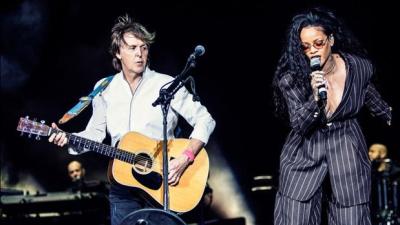 WATCH: Rihanna Jammed With Paul McCartney At A Desert Music Fest For Oldies