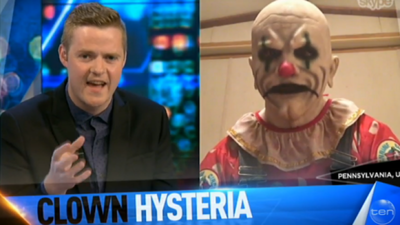 WATCH: ‘The Project’ Team Shat Their Dacks Interviewing This Cooked Clown