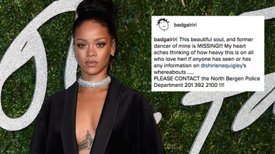 Rihanna Posts Emotional Insta Vid Begging Fans To Help Find Missing Dancer
