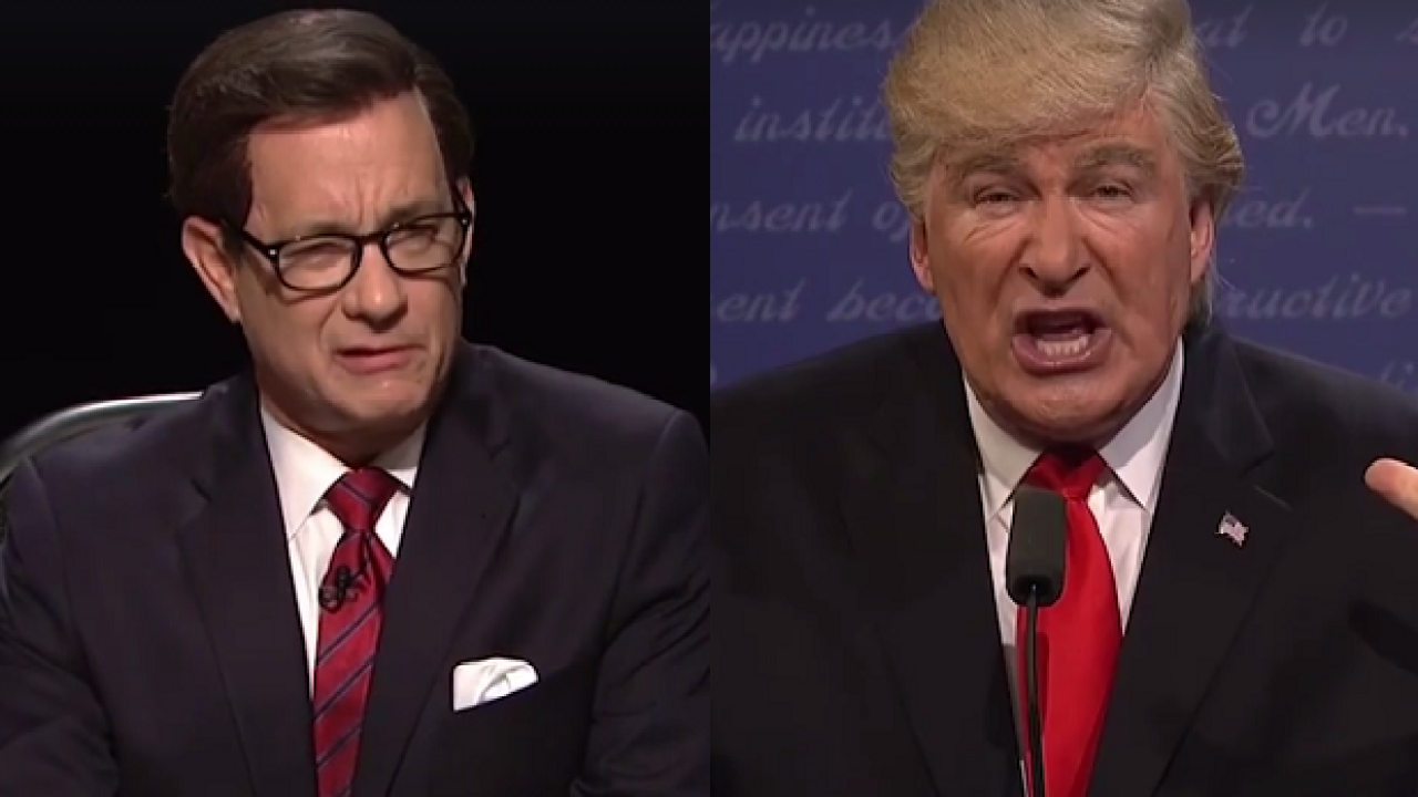 WATCH: Not Even Tom Hanks Could Make Trump’s BS Seem Civil On ‘SNL’