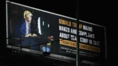 Cards Against Humanity Co-Creator Bought A Billboard To Hang Shit On Trump