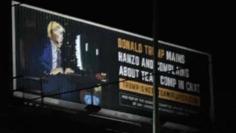 Cards Against Humanity Co-Creator Bought A Billboard To Hang Shit On Trump