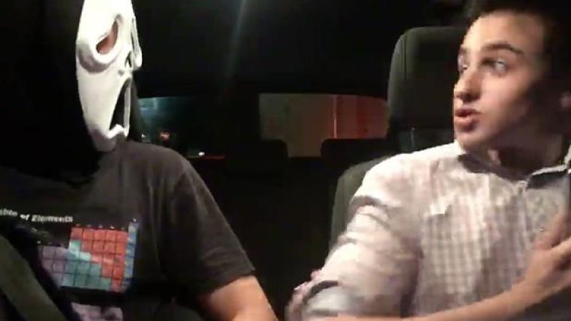 WATCH: Savage Uber Driver Scares Living Shit Outta Passenger For Halloween