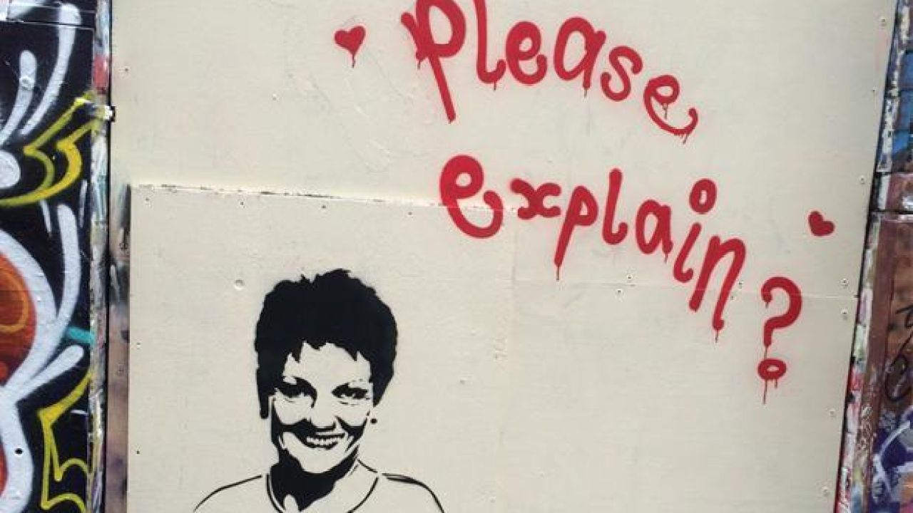 Don’t Die From Shock But The Pauline Hanson “Banksy” Is *FAKE* We Tells Ya
