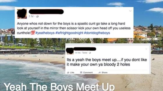 GOOD: Police Are Investigating That Fucked ‘Yeah The Boys’ FB Event
