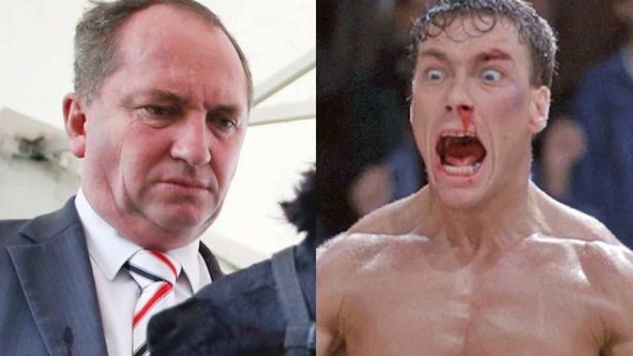 Barnaby Joyce Will Meet With Jean Claude Van Damme Because Auspol Is Cooked