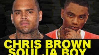 Soulja Boy Is Going To Biff Chris Brown & Floyd Mayweather Is Training Him