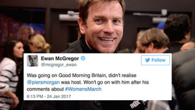 Ewan McGregor Ditches Interview Over Host’s Dumbass Women’s March Comments
