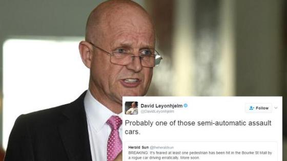 Shitstain David Leyonhjelm Cracks Jokes About Melbs Incident In Record Time