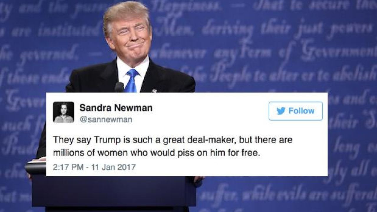 Twitter Is Unleashing A Steady Trickle Of Gold About The Trump Piss Rumours