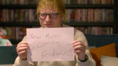 Ya Dorky Boi Ed Sheeran Has New Music Comin’ Friday & Fans Are Bloody Shook