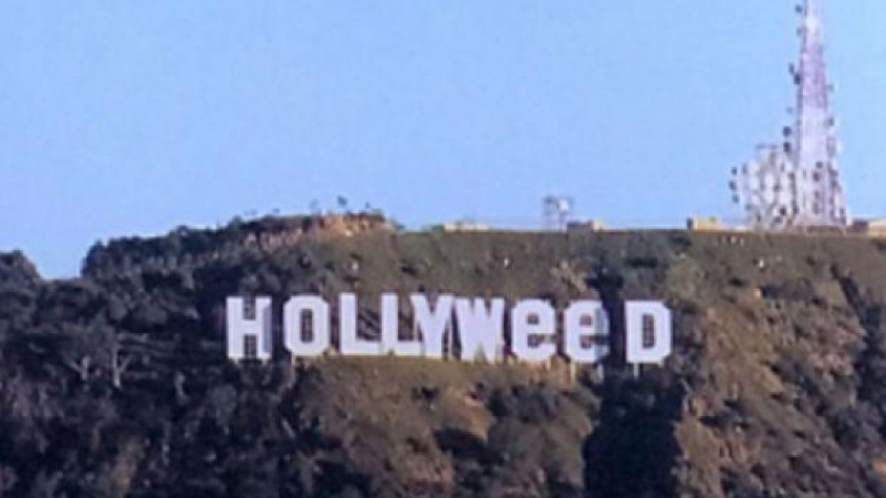 Hollywood’s Iconic Sign Now Reads ‘Hollyweed’ Because 2017 Is Beautiful