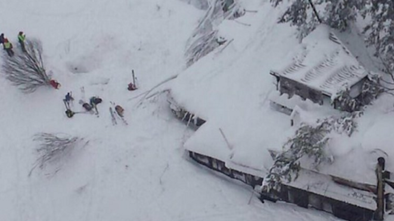 30 Missing, Many Feared Dead After Avalanche Buries Hotel In Central Italy