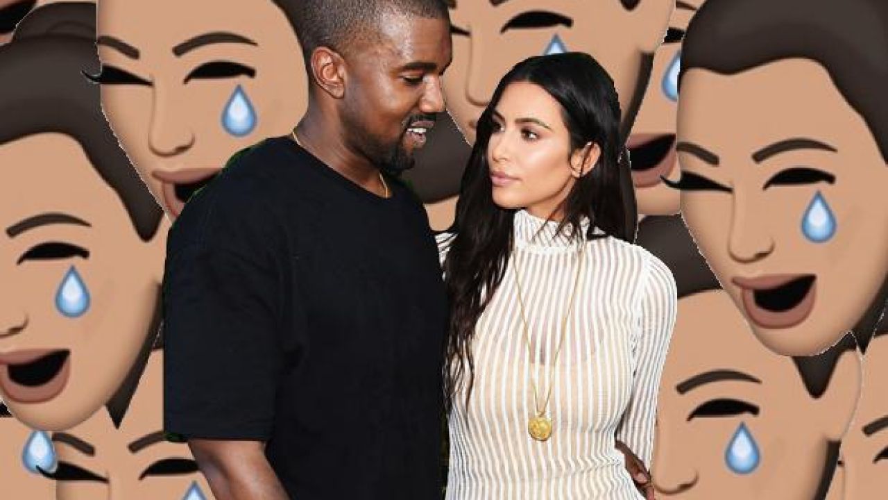 Sneaky Pap Shot Reveals Kanye Has A Deadset Crying Kimoji Air Freshener