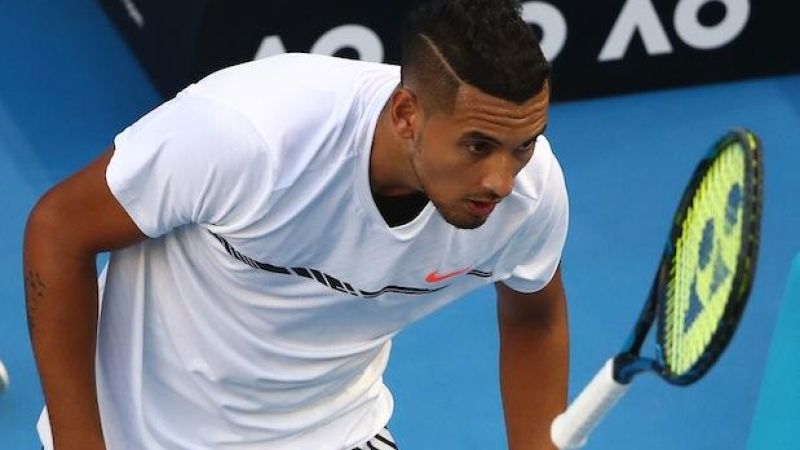 Nick Kyrgios Cops $7K In Fines For Chucking Tanties During Aus Open Defeat