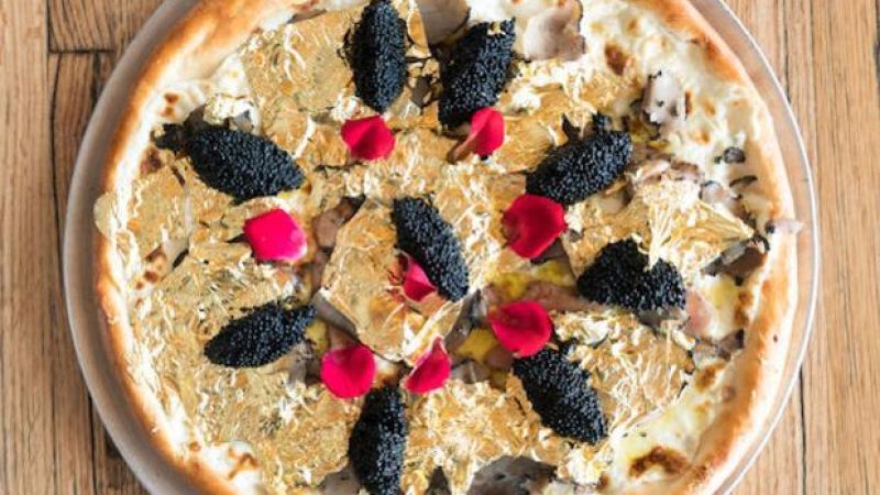 Someone’s Made A $2.5K Pizza Topped With Gold & Other Rich People Stuff