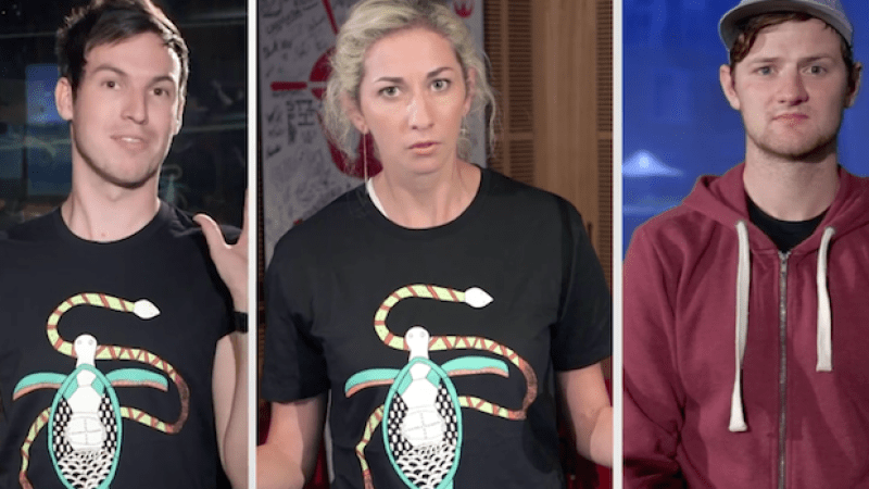 WATCH: Triple J Jumps On The White Shirt Meme-Wagon W/ Ben, Liam & Veronica