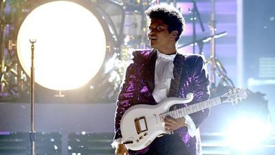 Bruno Mars Belted Out A Spine-Tingling Grammys Tribute To The Icon Prince