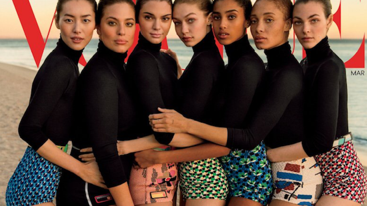 US Vogue Brings The 90’s Supermodel Vibes With Their March Cover