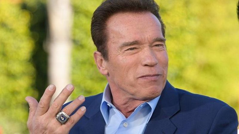 Arnold Schwarzenegger Jokes About Smashing Trump’s Face Into A Table