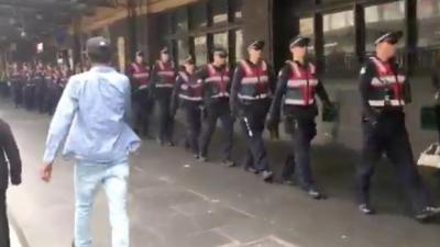 Two Arrested As Army Of Cops Evicts Rough Sleepers From Flinders St