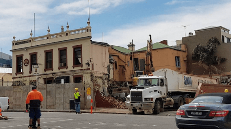 Charges Laid Against Developers Who Illegally Bulldozed Historic Melbs Pub