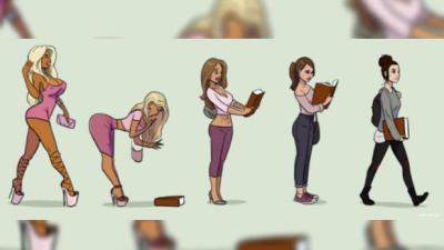 Artist Behind Viral Sexist Cartoon Defends It As ‘Bimbofication’ Fetish Art