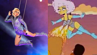 ‘The Simpsons’ Actually Predicted Lady Gaga’s Incred Super Bowl Performance