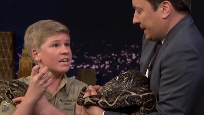 WATCH: Lil’ Robert Irwin Srsly Couldn’t Be More Like Dad Steve On ‘Fallon’
