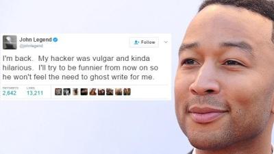 Someone Hacked John Legend’s Twitter And Old Mate Actually Gave ‘Em Props