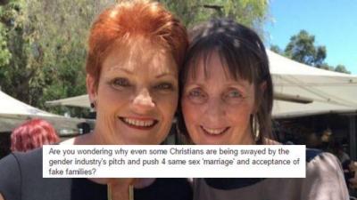 A One Nation Candidate Reckons Folks Are OK W/ Gays BC Of Nazi Mind Control