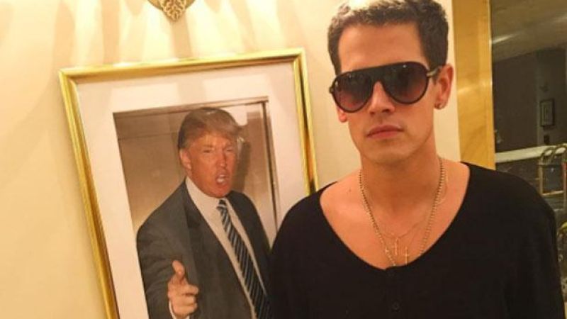 Milo Yiannopoulos Fired From Right-Wing Summit After Defending Paedophilia