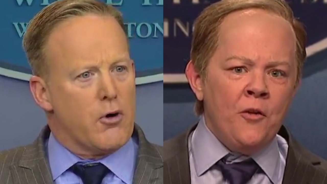 Sean Spicer Responds To That ‘SNL’ Pisstake With Half The Wrath Of His Boss